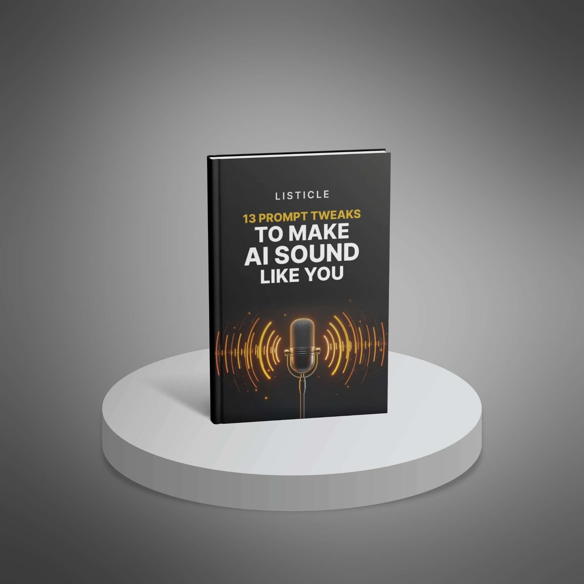 13 Prompt Tweaks to Make AI Sound Like You