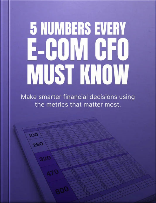 Ebook - 5 Numbers Every E-Commerce CFO Must Know - Digiloop Store