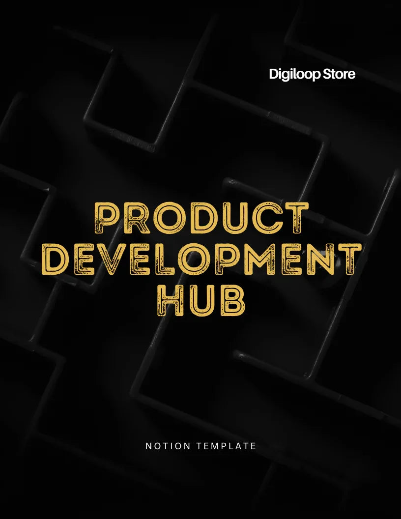 Notion Template - Product Development Hub - Digiloop Store