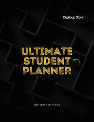 Notion Template - Ultimate Student Planner - Digiloop Store