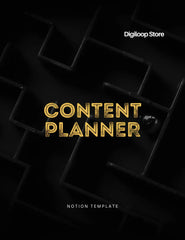 Notion Template - Content Planner - Digiloop Store