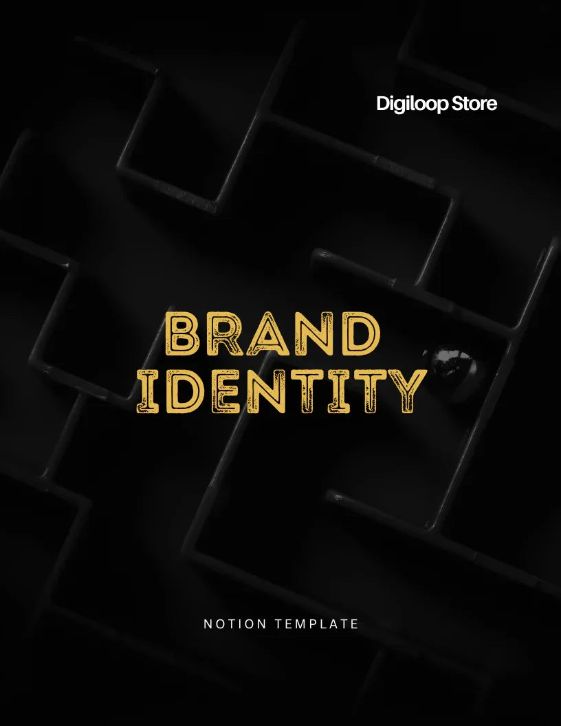 Notion Template - Brand Identity - Digiloop Store