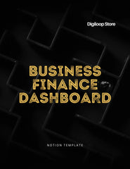 Notion Template - Business Finance Dashboard - Digiloop Store