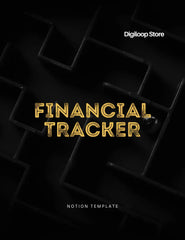 Notion Template - Financial Tracker - Digiloop Store