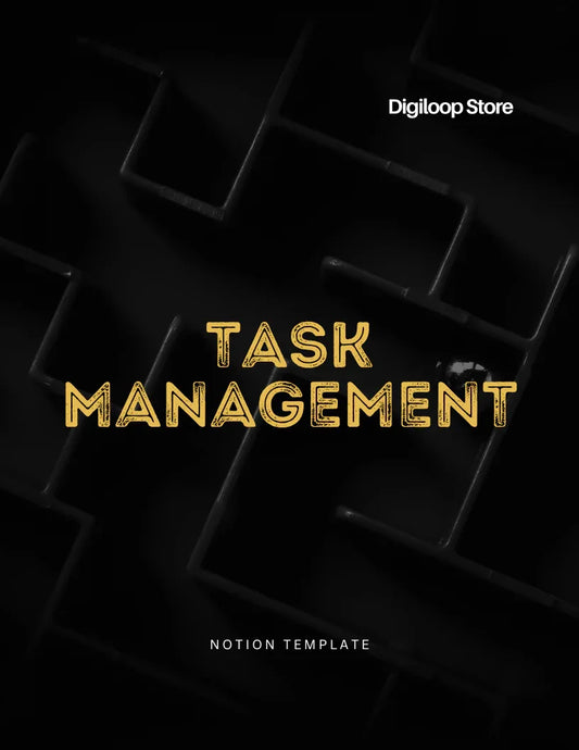 Notion Template - Task Management - Digiloop Store