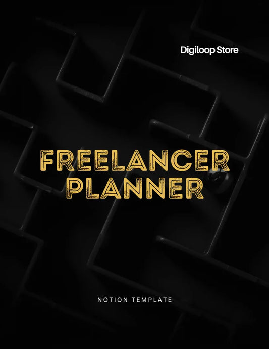 Notion Template - Freelancer Planner - Digiloop Store