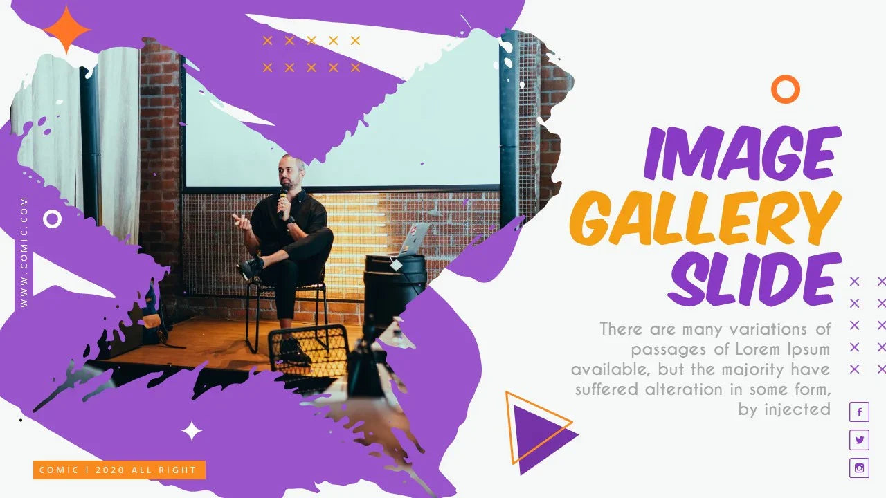 PowerPoint Template - COMIC - Digiloop Store