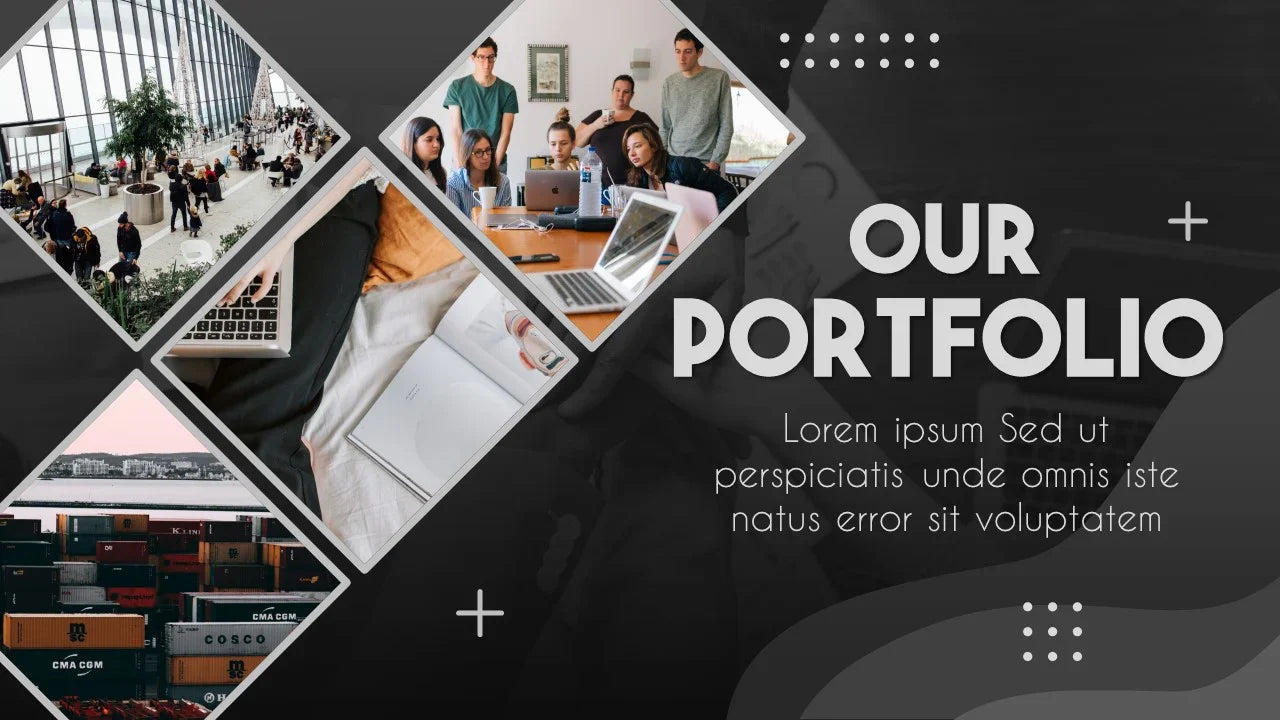 PowerPoint Template - GRAYSCALE - Digiloop Store