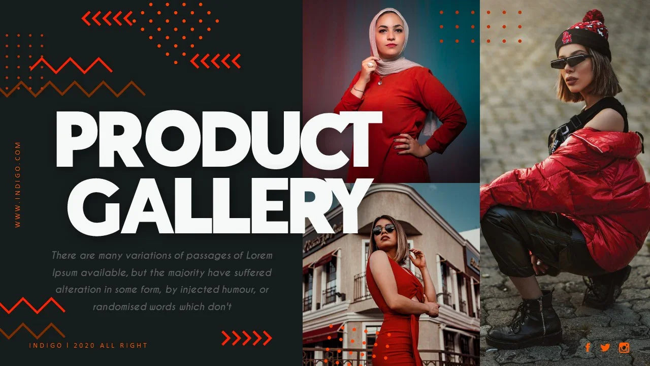 PowerPoint Template - INDIGO - Digiloop Store
