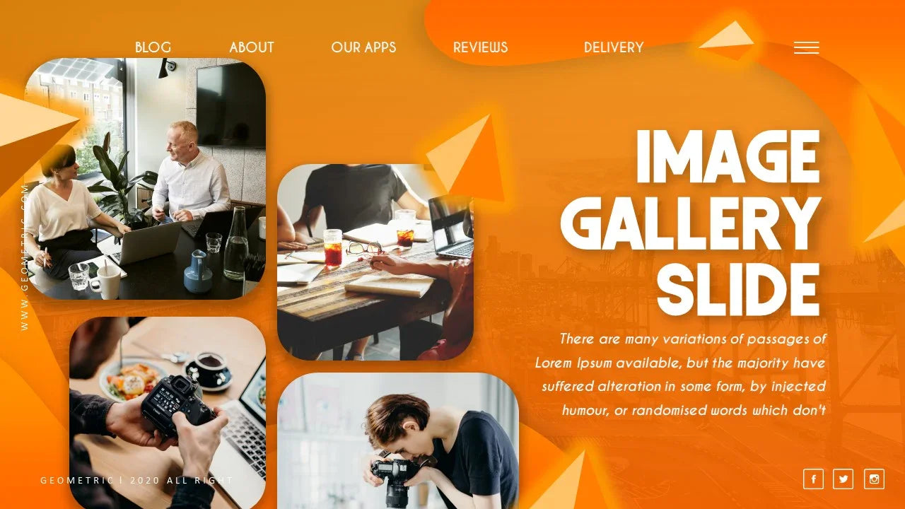PowerPoint Template - GEOMETRIC - Digiloop Store