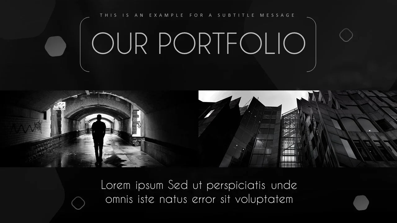 PowerPoint Template - BLACK SKY - Digiloop Store
