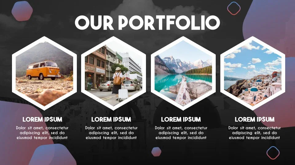 PowerPoint Template - HEXAGON - Digiloop Store