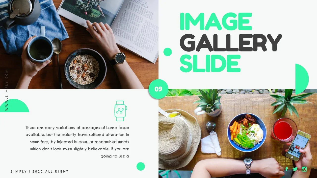 PowerPoint Template - SIMPLY - Digiloop Store
