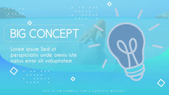 PowerPoint Template - BLUE OCEAN - Digiloop Store