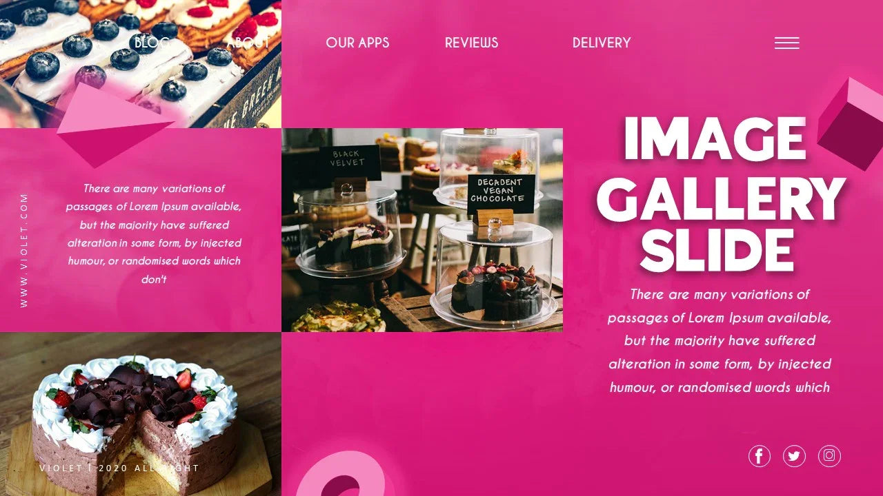 PowerPoint Template - VIOLET - Digiloop Store