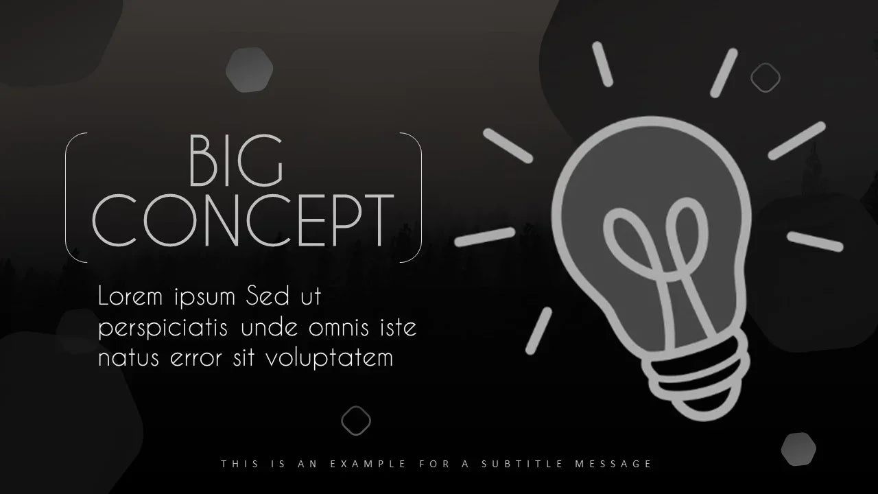 PowerPoint Template - BLACK SKY - Digiloop Store