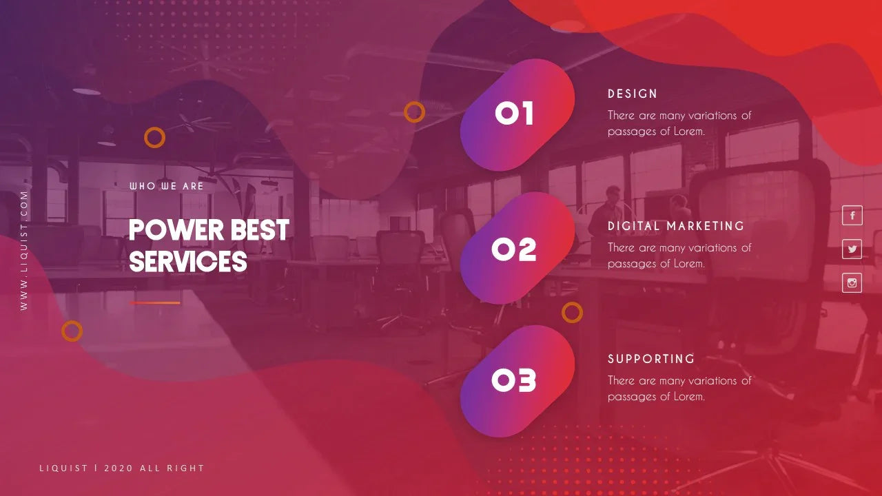 PowerPoint Template - LIQUIST - Digiloop Store