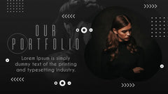 PowerPoint Template - BLACK CIRCLE - Digiloop Store