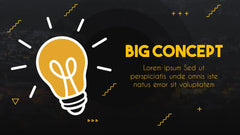 PowerPoint Template - BLACK YELLOW - Digiloop Store