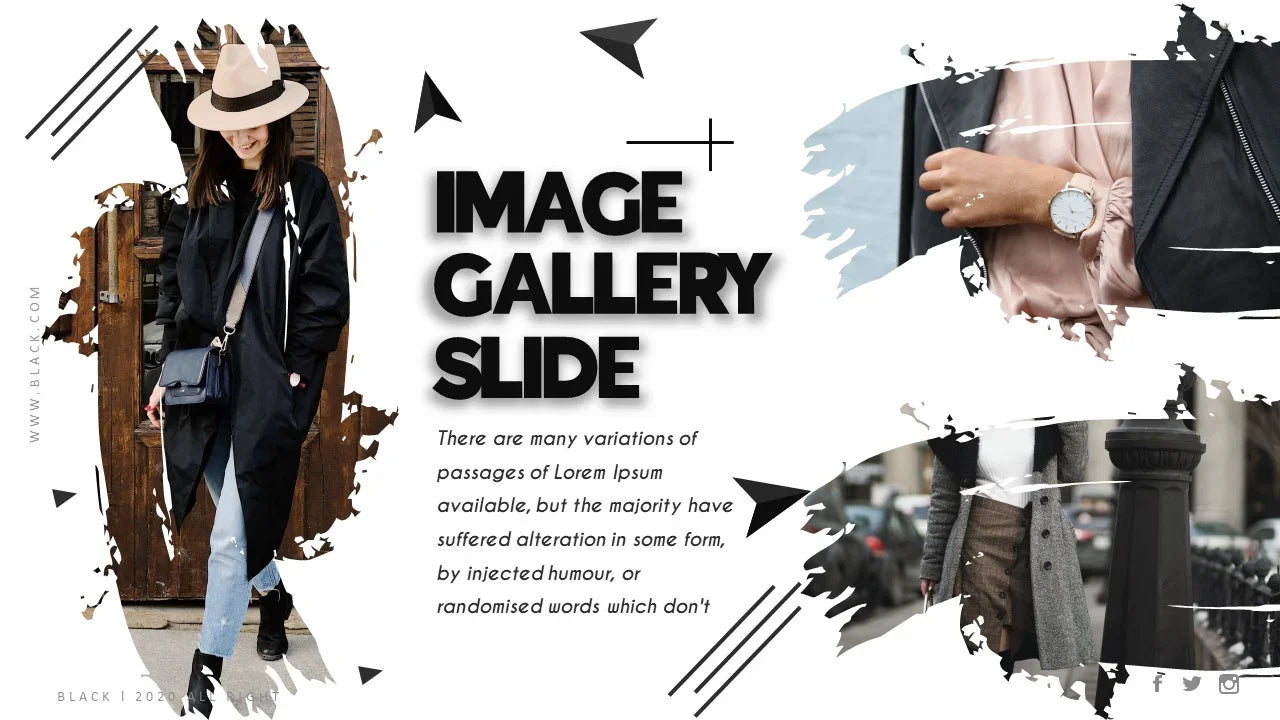 PowerPoint Template - BLACK - Digiloop Store