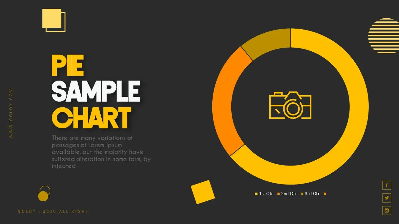 PowerPoint Template - GOLDY - Digiloop Store