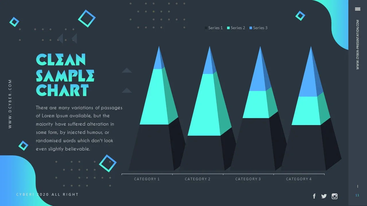 PowerPoint Template - CYBER - Digiloop Store