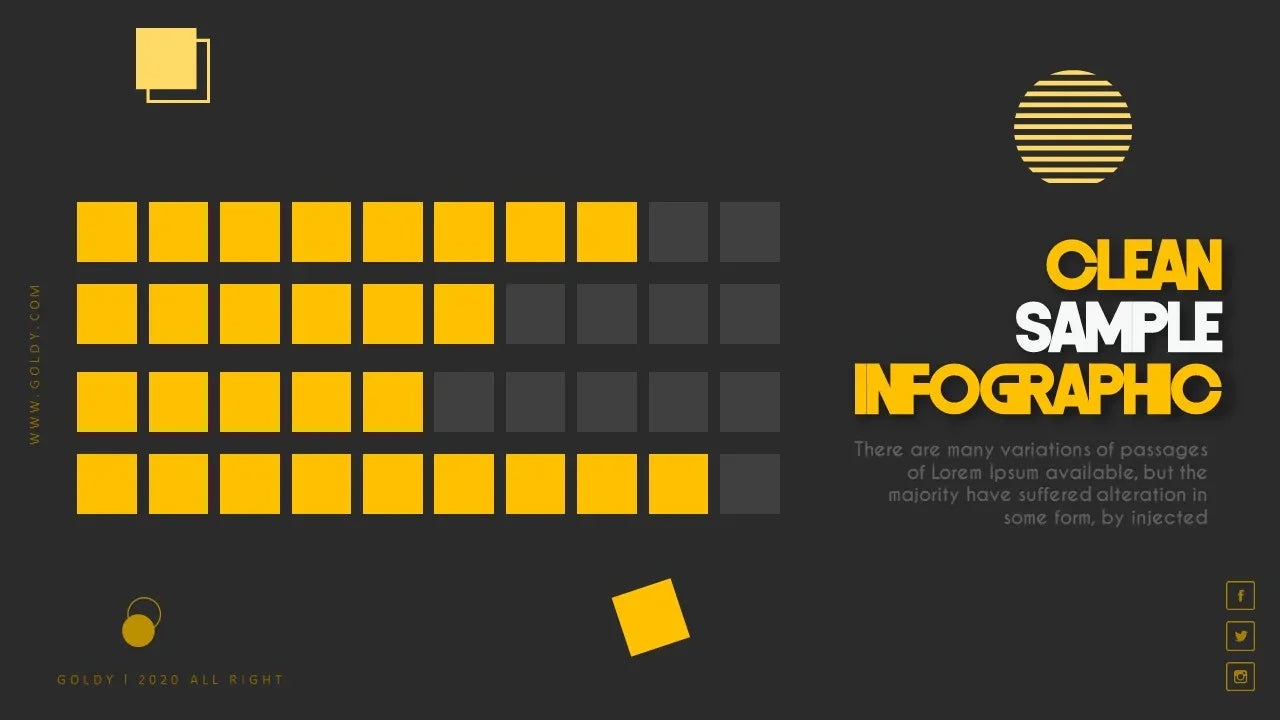 PowerPoint Template - GOLDY - Digiloop Store