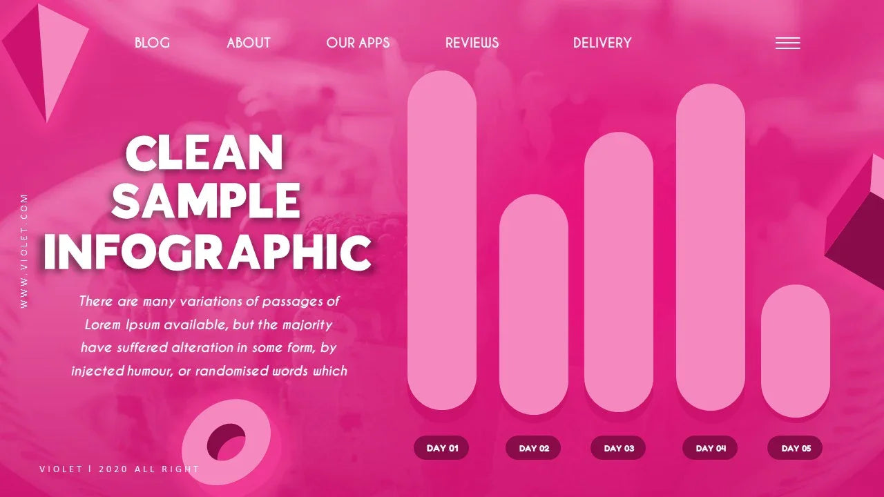 PowerPoint Template - VIOLET - Digiloop Store