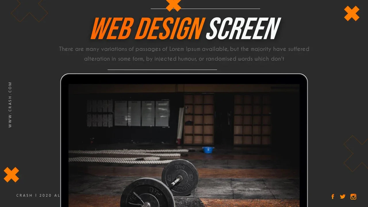 PowerPoint Template - CRASH - Digiloop Store
