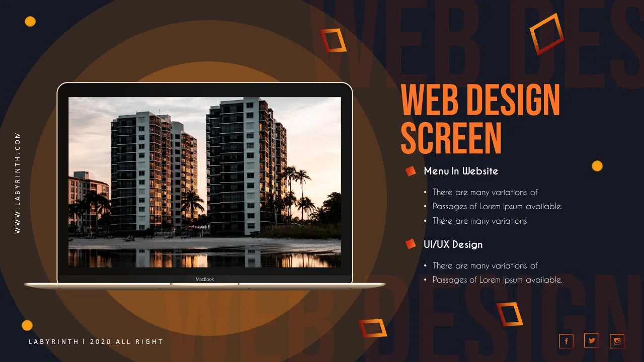 PowerPoint Template - LABYRINTH - Digiloop Store