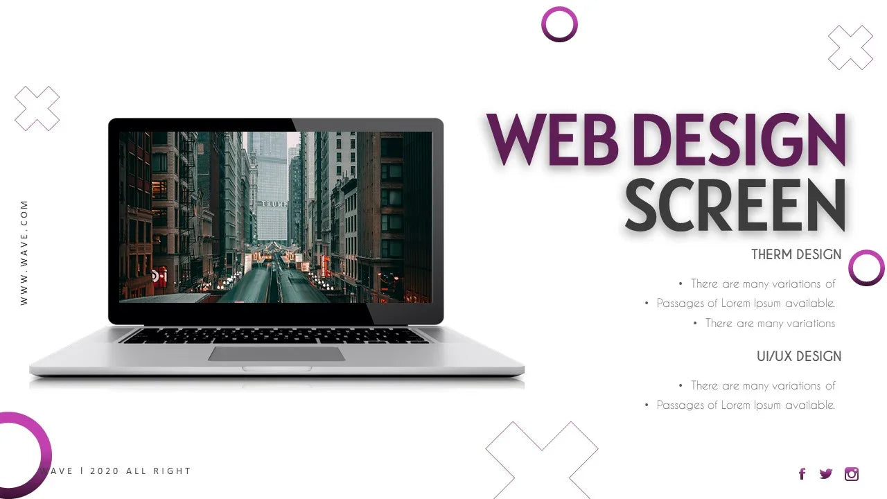 PowerPoint Template - WAVE - Digiloop Store