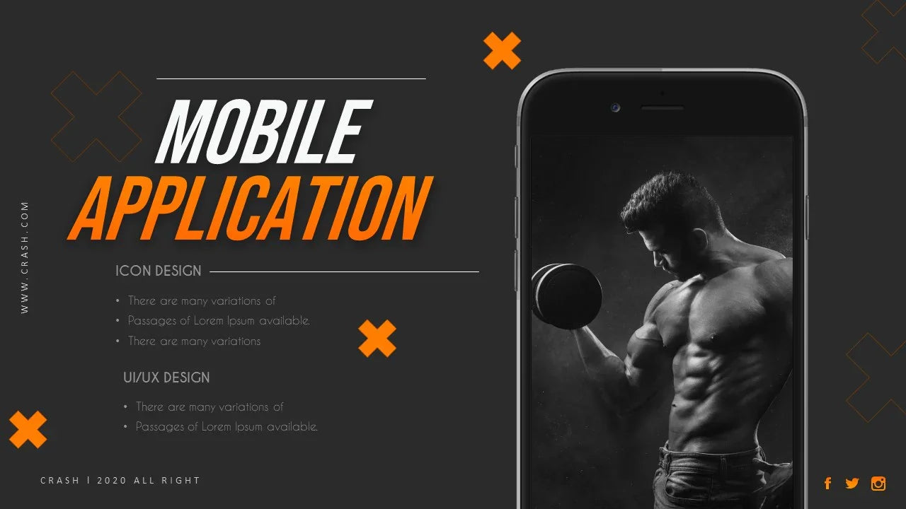 PowerPoint Template - CRASH - Digiloop Store