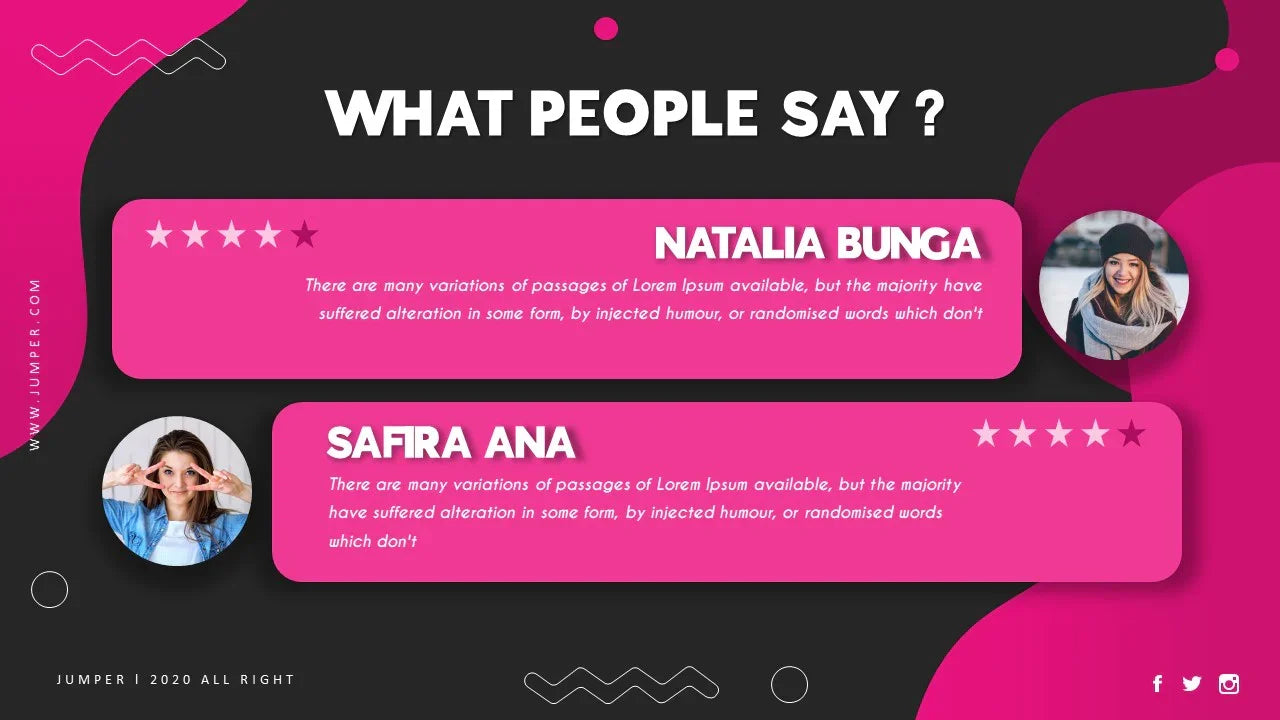 PowerPoint Template - JUMPER - Digiloop Store