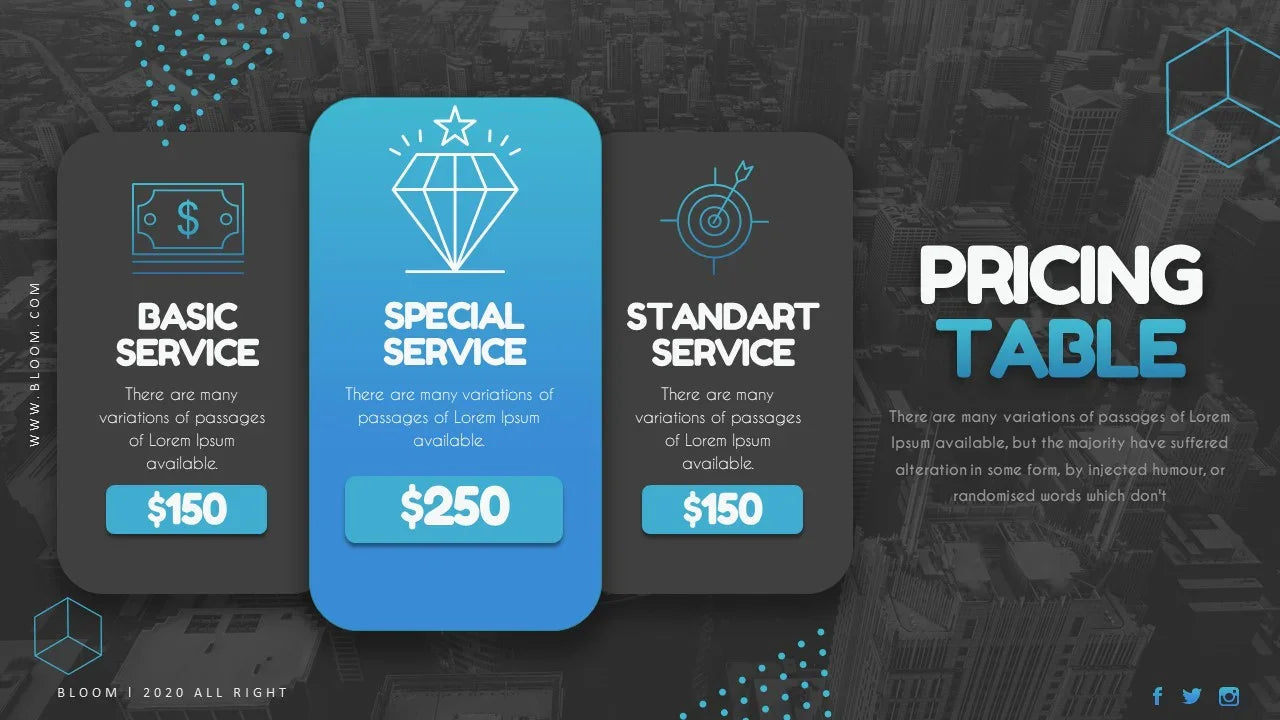 PowerPoint Template - BLOOM - Digiloop Store