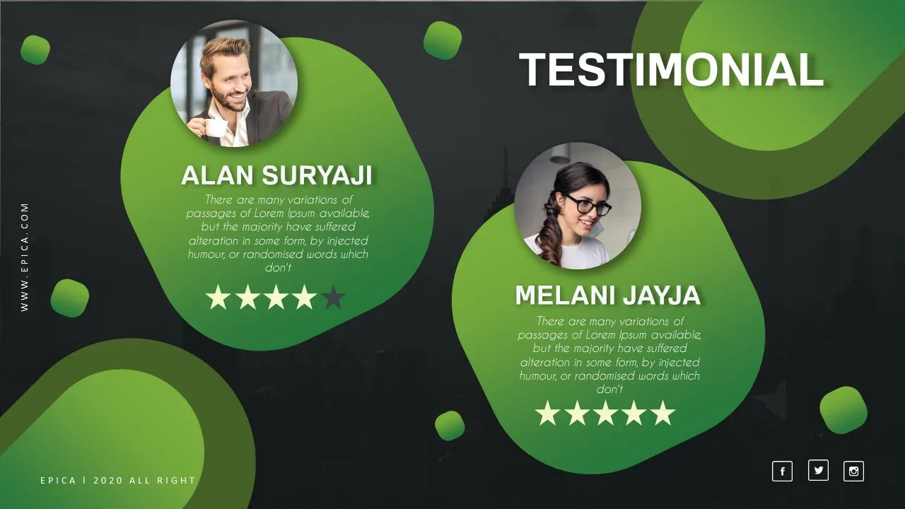 PowerPoint Template - EPICA - Digiloop Store