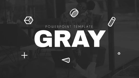 PowerPoint Template - GRAY - Digiloop Store