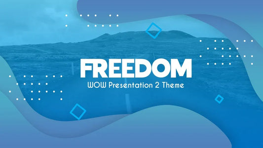 PowerPoint Template - FREEDOM - Digiloop Store