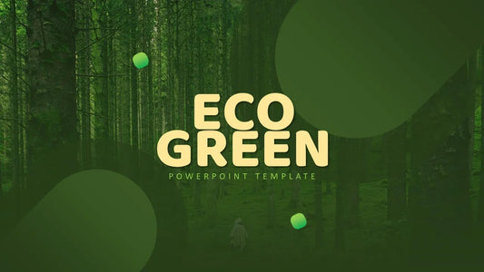 PowerPoint Template - ECO GREEN - Digiloop Store