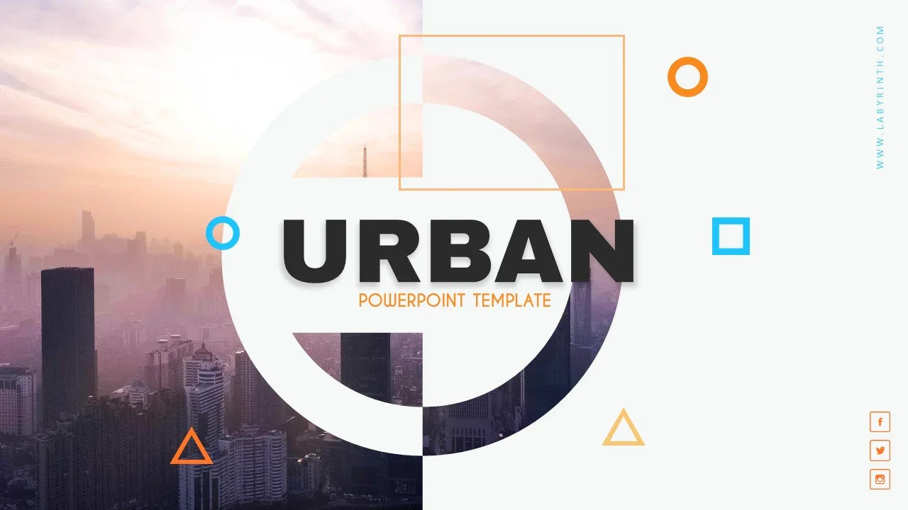 PowerPoint Template - URBAN - Digiloop Store