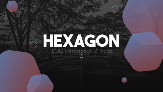 PowerPoint Template - HEXAGON - Digiloop Store
