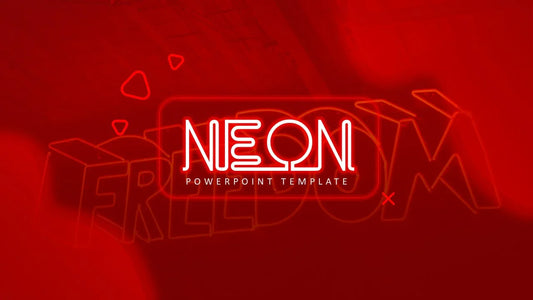PowerPoint Template - NEON II - Digiloop Store