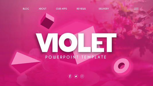 PowerPoint Template - VIOLET - Digiloop Store