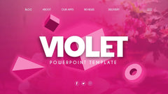 PowerPoint Template - VIOLET - Digiloop Store