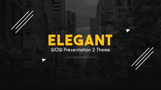 PowerPoint Template - ELEGANT - Digiloop Store