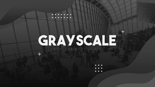 PowerPoint Template - GRAYSCALE - Digiloop Store
