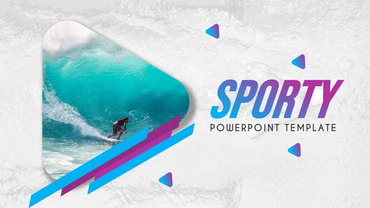 PowerPoint Template - SPORTY - Digiloop Store