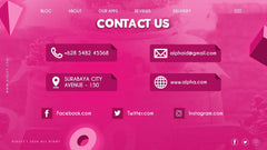 PowerPoint Template - VIOLET - Digiloop Store