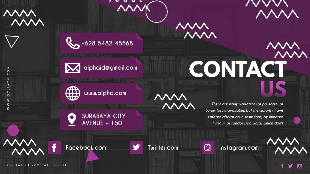 PowerPoint Template - GOLIATH - Digiloop Store