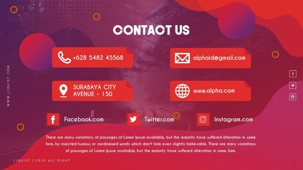 PowerPoint Template - LIQUIST - Digiloop Store