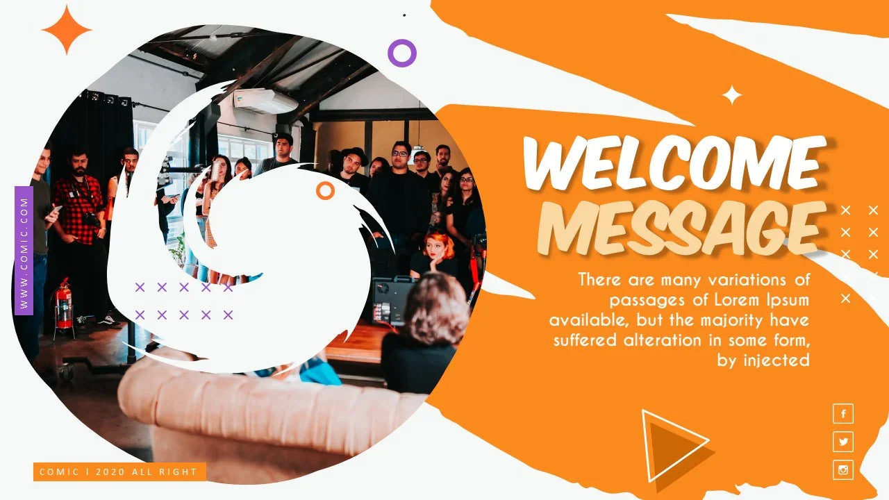 PowerPoint Template - COMIC - Digiloop Store